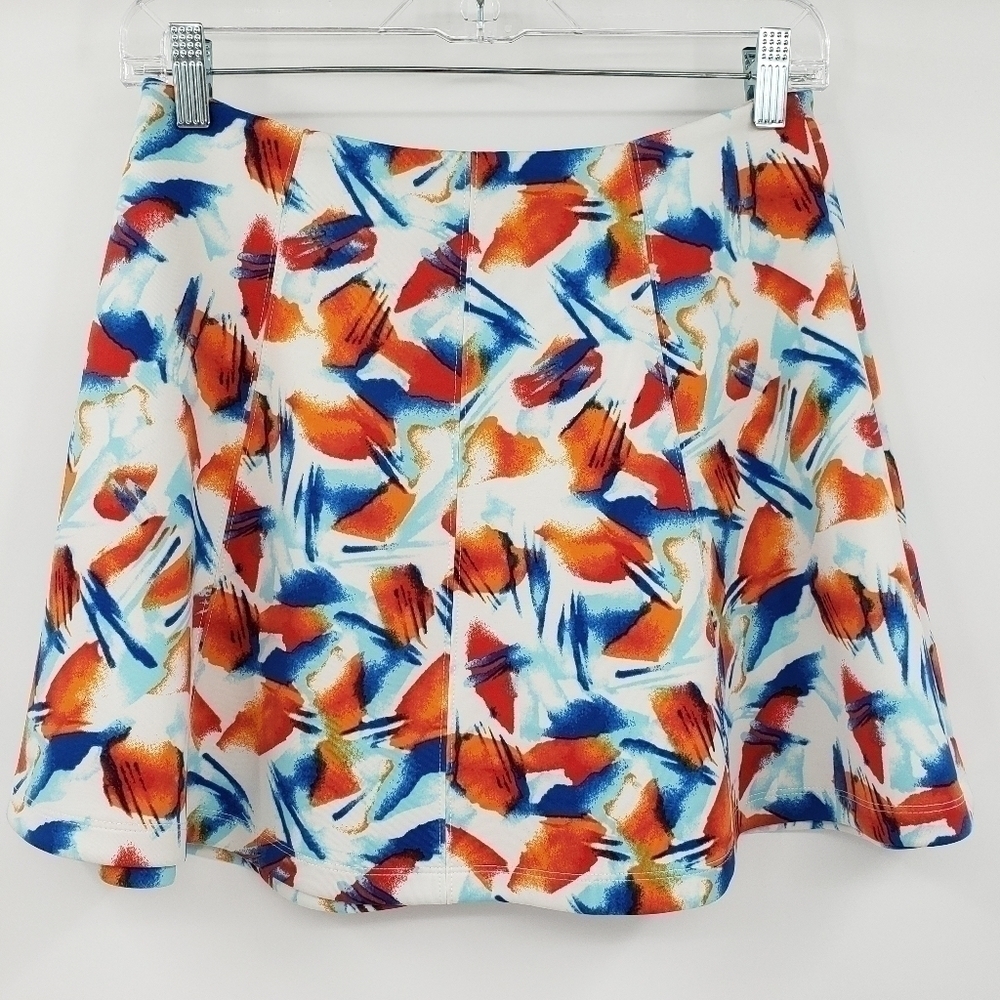 BCBGENERATION Fit and Flare Printed Skirt